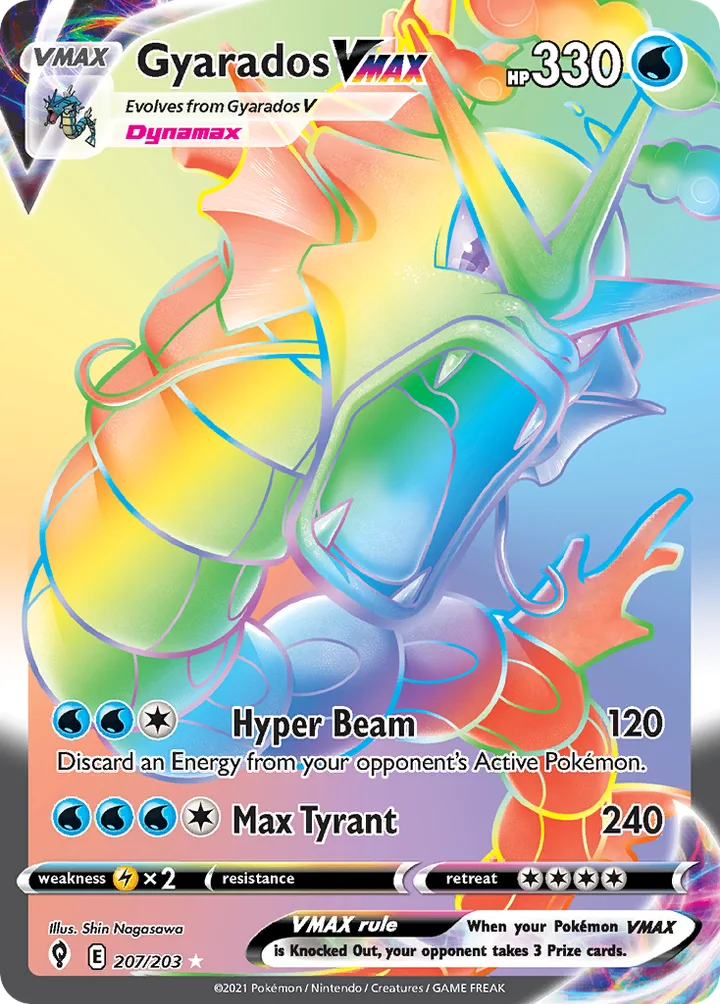 Gyarados VMAX, Evolving Skies 207/203