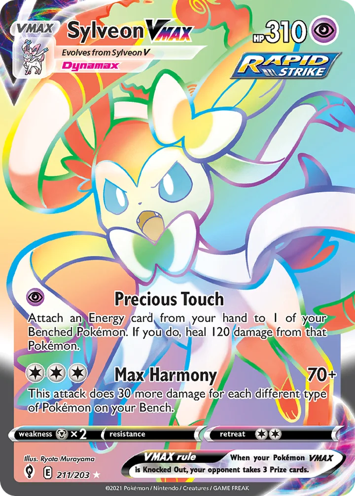 Sylveon VMAX, Evolving Skies 211/203