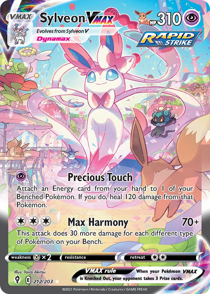 Sylveon VMAX, Evolving Skies 212/203