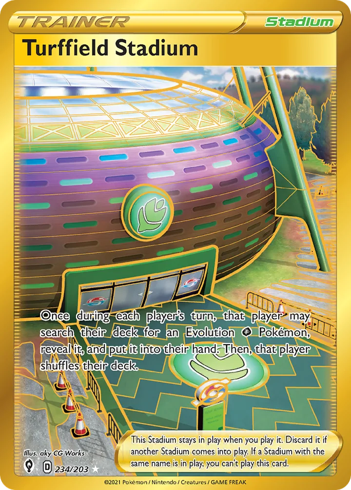 Turffield Stadium, Evolving Skies 234/203