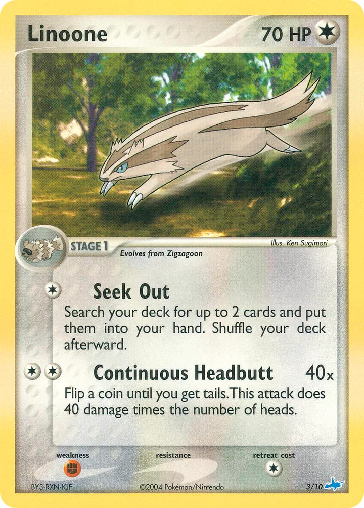 Linoone, EX Trainer Kit—Latios 3/10