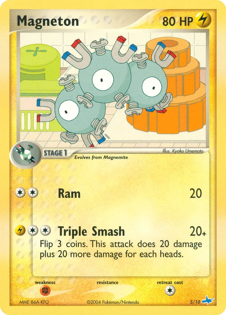 Magneton, EX Trainer Kit—Latios 5/10