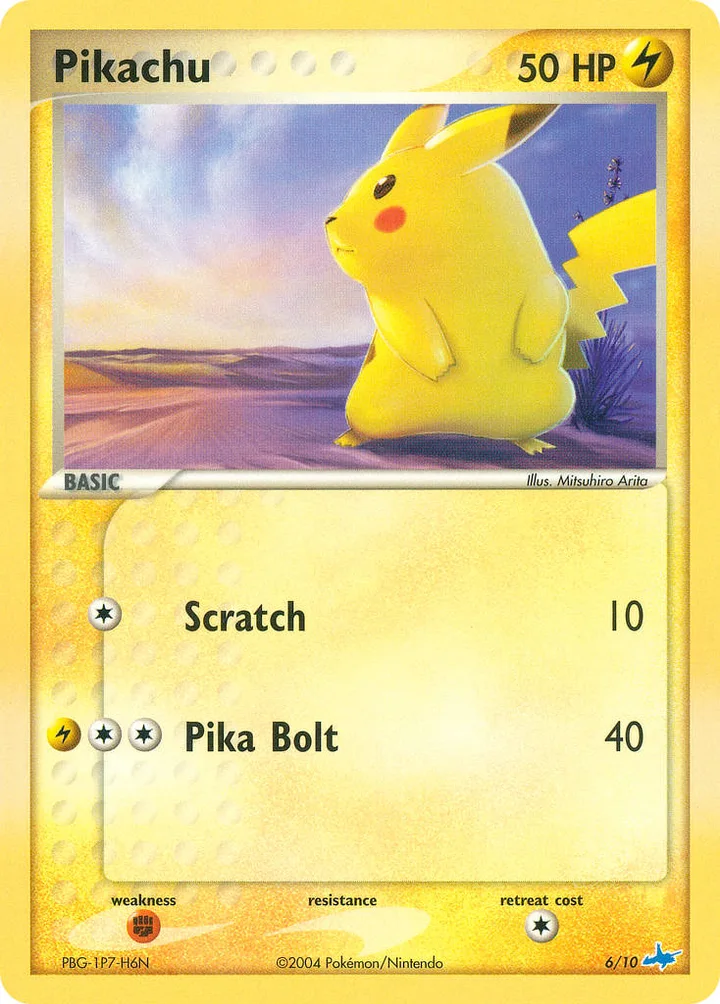 Pikachu, EX Trainer Kit—Latios 6/10