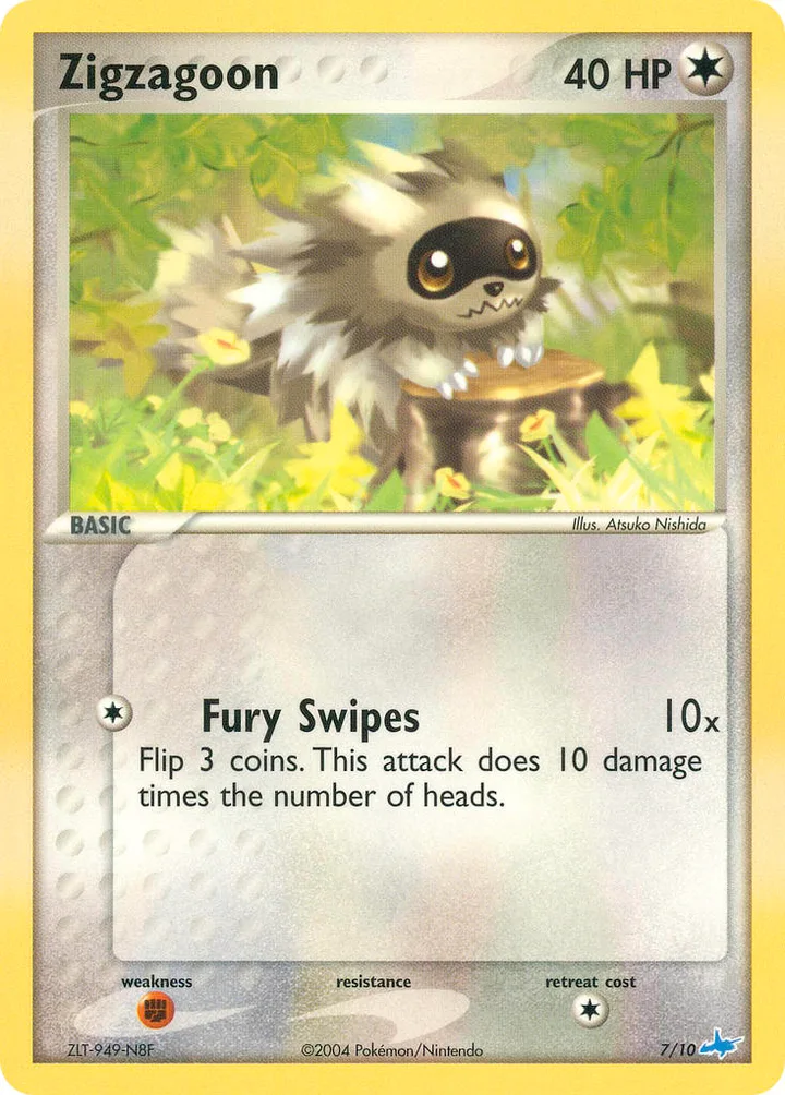 Zigzagoon, EX Trainer Kit—Latios 7/10
