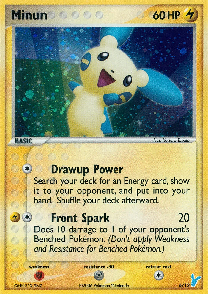 Minun, EX Trainer Kit—Minun 6/12