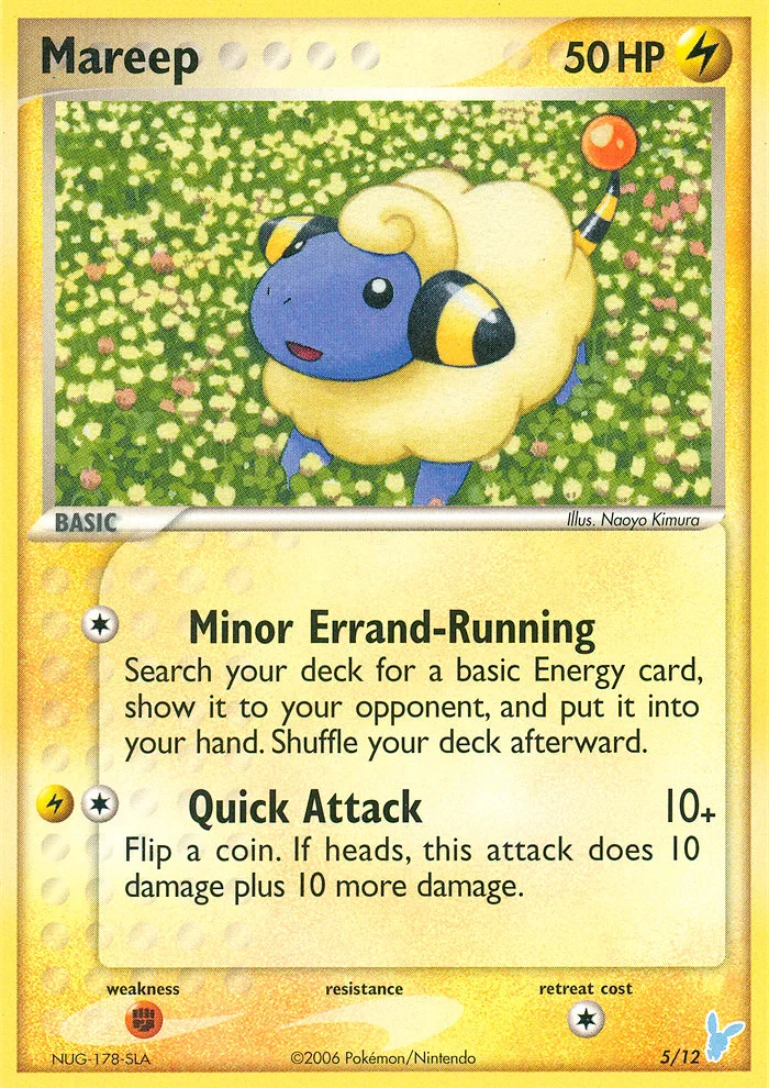 Mareep, EX Trainer Kit—Minun 5/12