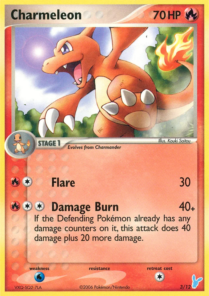 Charmeleon, EX Trainer Kit—Minun 3/12