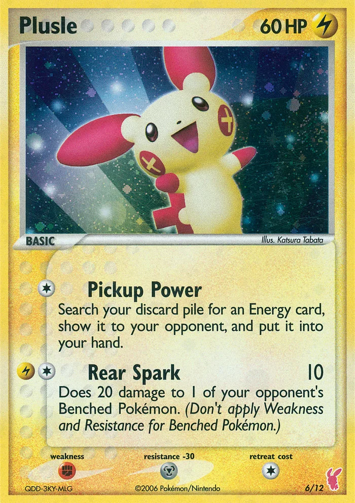 Plusle, EX Trainer Kit—Plusle 6/12