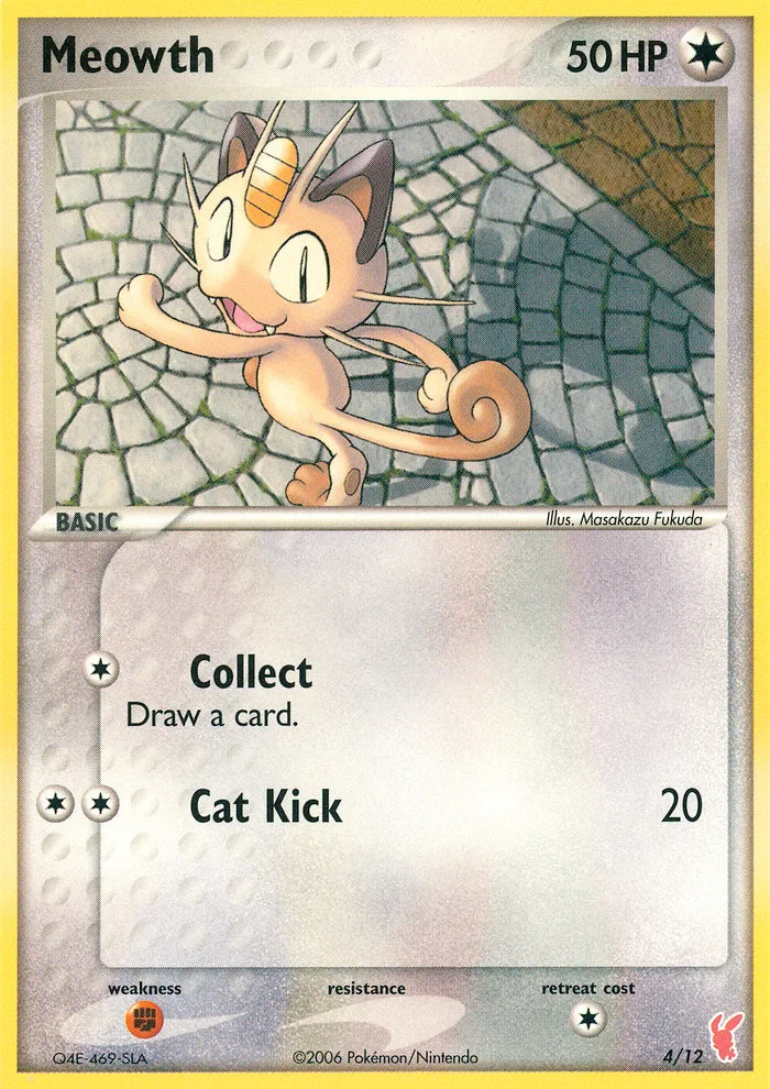 Meowth, EX Trainer Kit—Plusle 4/12