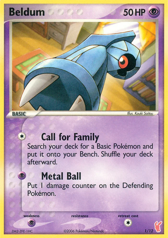 Beldum, EX Trainer Kit—Plusle 1/12