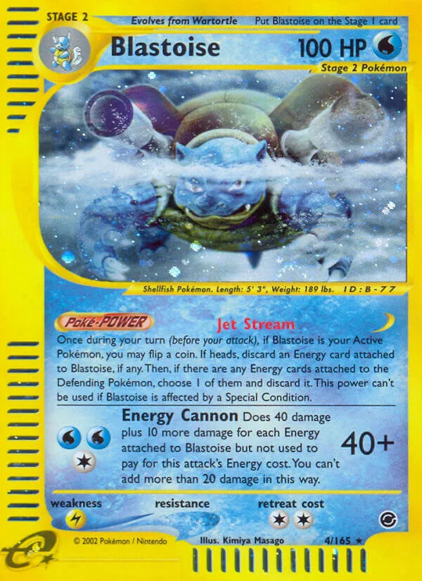 Blastoise, Expedition 4/165