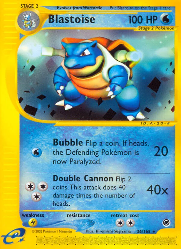 Blastoise, Expedition 36/165