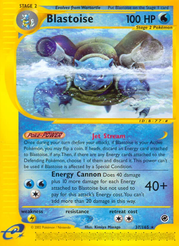 Blastoise, Expedition 37/165