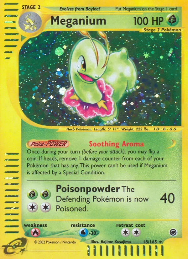 Meganium, Expedition 18/165