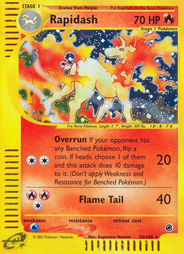 Rapidash, Expedition 26/165