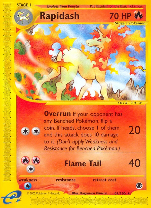 Rapidash, Expedition 62/165