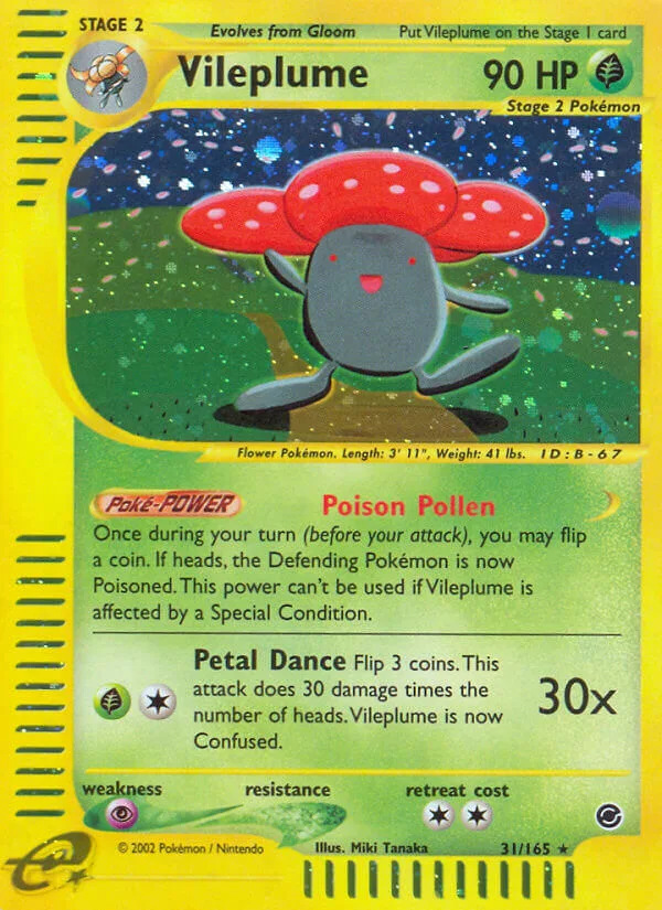 Vileplume, Expedition 31/165