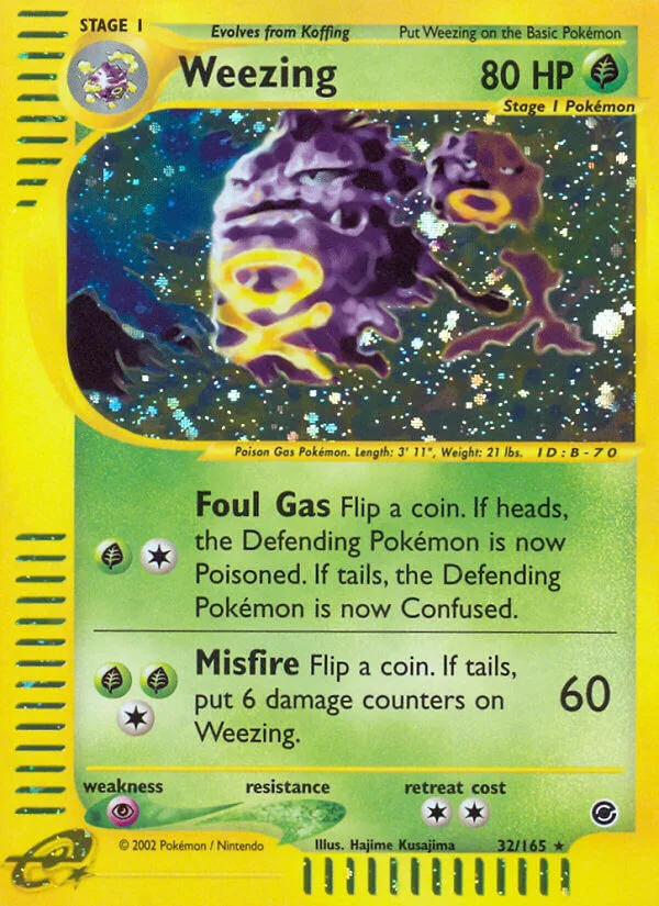 Weezing, Expedition 32/165