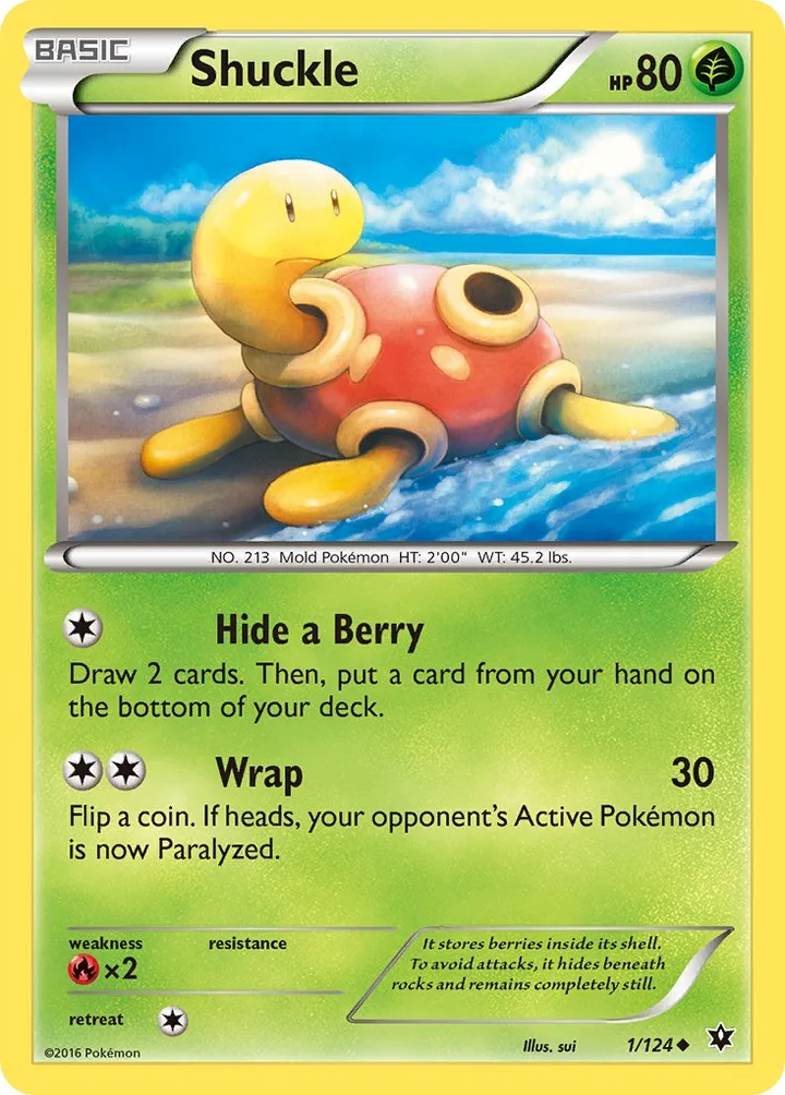 Shuckle, Fates Collide 1/124