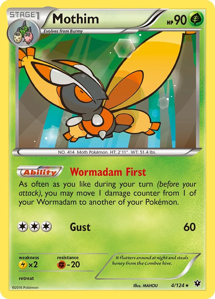 Mothim, Fates Collide 4/124