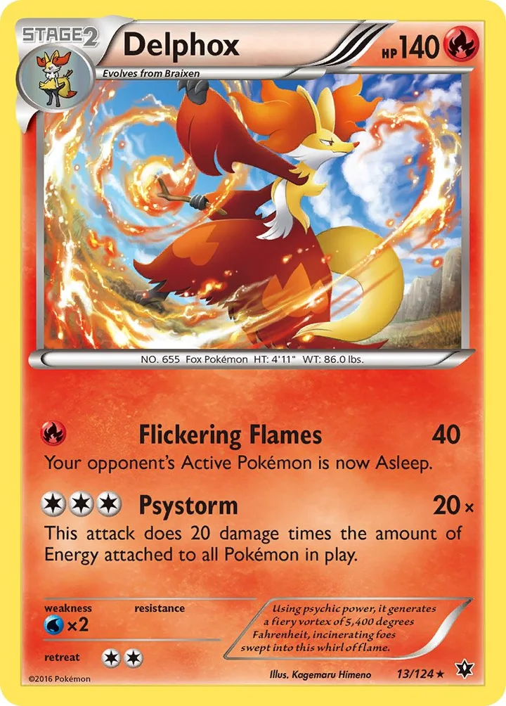 Delphox, Fates Collide 13/124