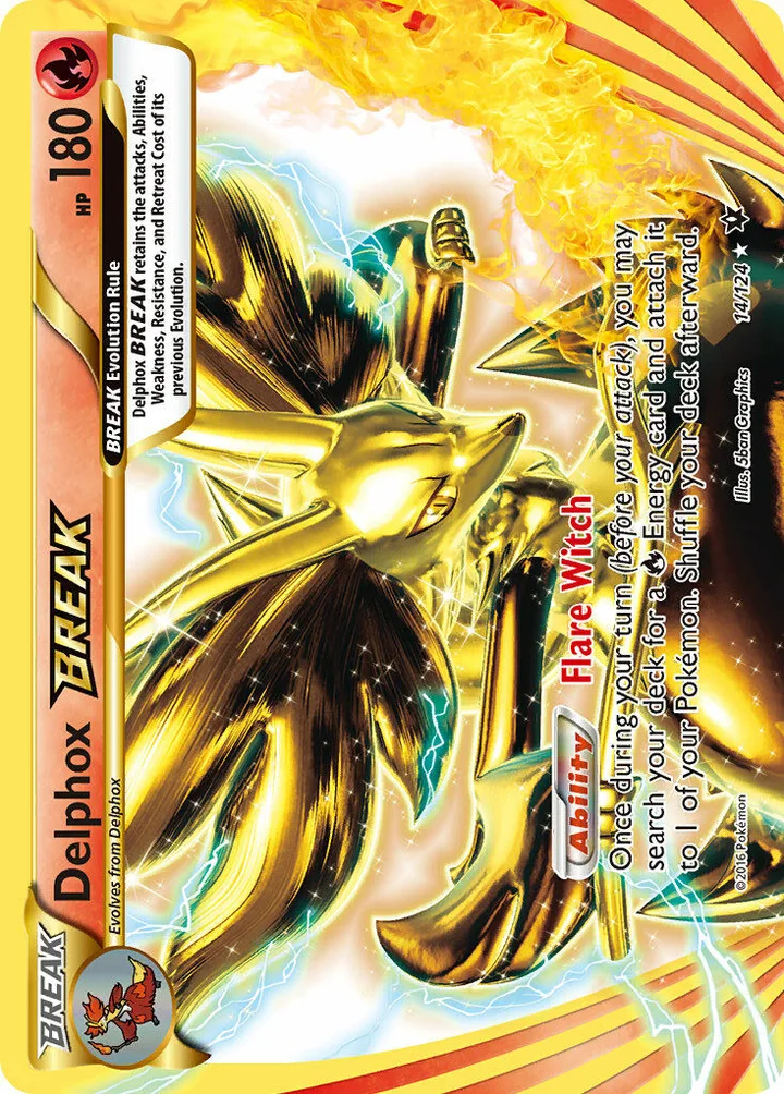 Delphox BREAK, Fates Collide 14/124