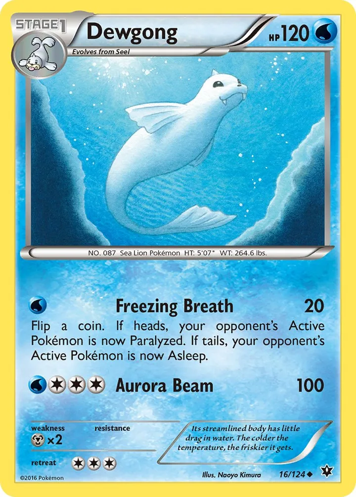 Dewgong, Fates Collide 16/124