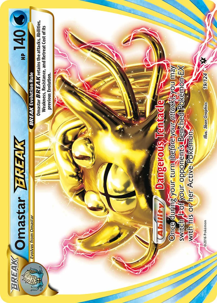Omastar BREAK, Fates Collide 19/124