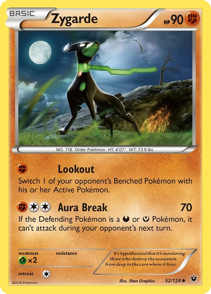 Zygarde, Fates Collide 52/124