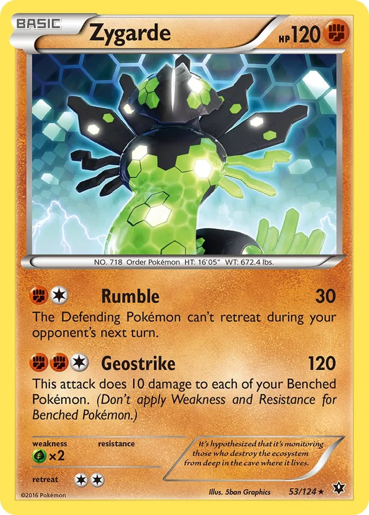 Zygarde, Fates Collide 53/124