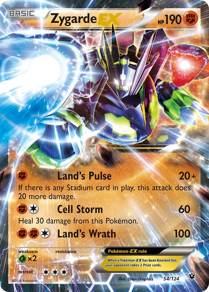 Zygarde-EX, Fates Collide 54/124