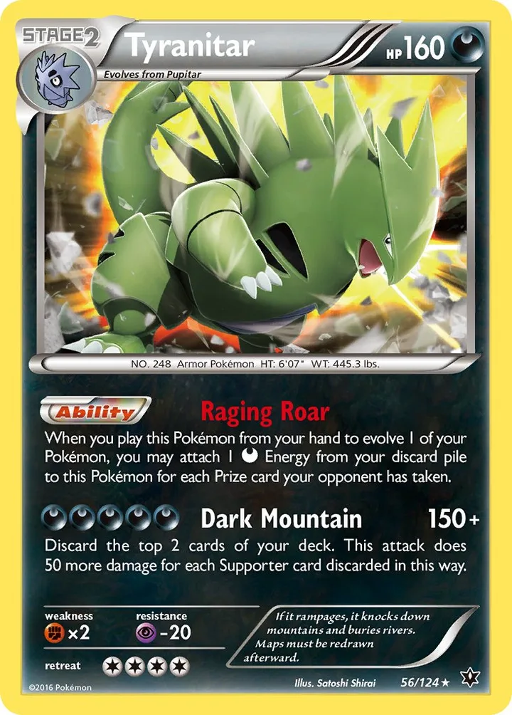 Tyranitar, Fates Collide 56/124