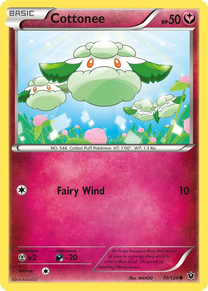 Cottonee, Fates Collide 70/124