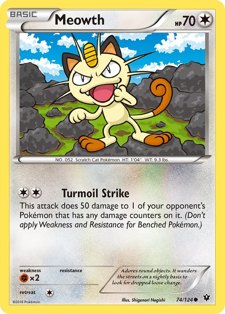 Meowth, Fates Collide 74/124