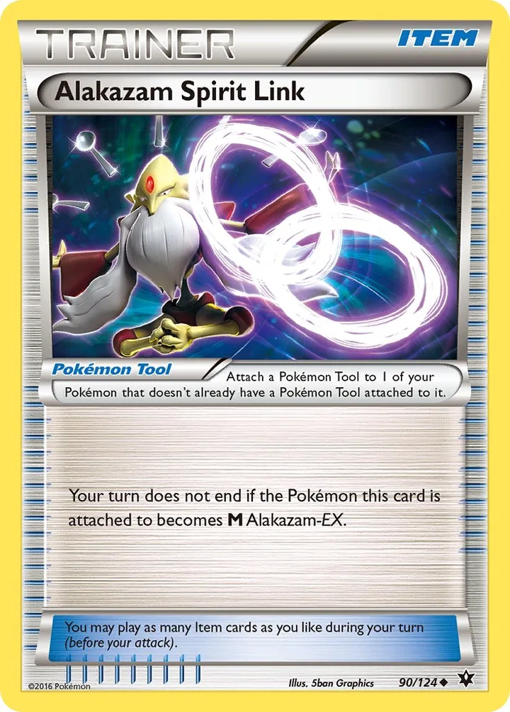 Alakazam Spirit Link, Fates Collide 90/124