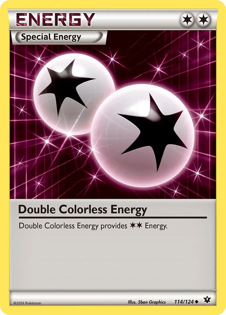 Double Colorless Energy, Fates Collide 114/124