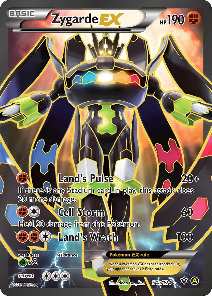 Zygarde-EX, Fates Collide 54a/124