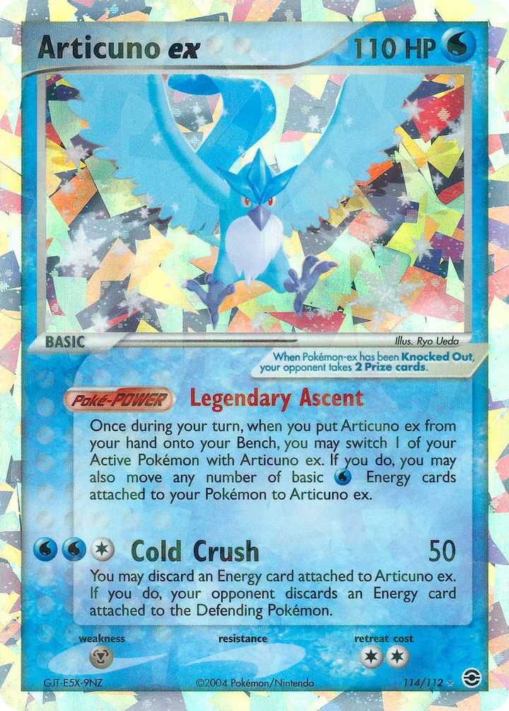 Articuno ex, FireRed & LeafGreen 114/112