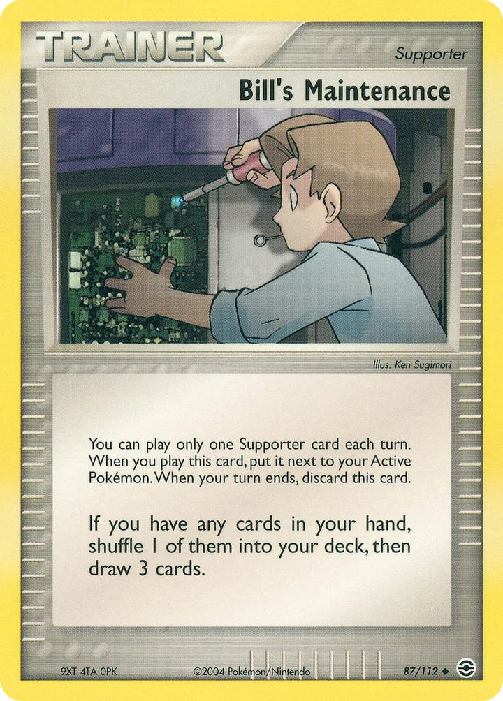 Bill’s Maintenance, FireRed & LeafGreen 87/112