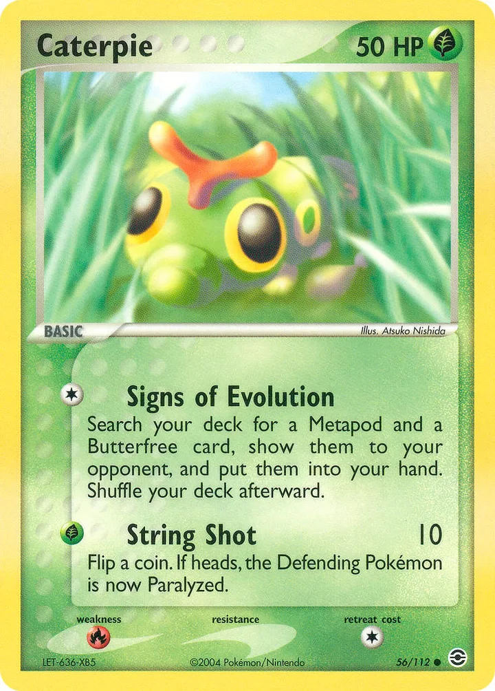 Caterpie, FireRed & LeafGreen 56/112