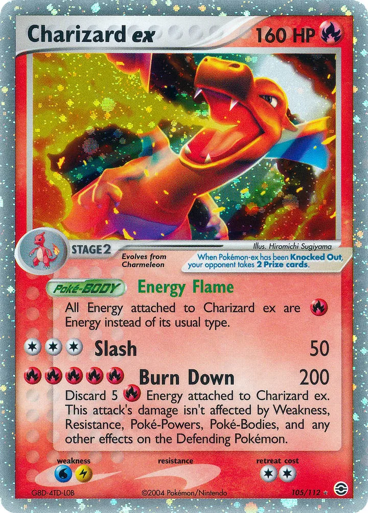 Charizard ex, FireRed & LeafGreen 105/112