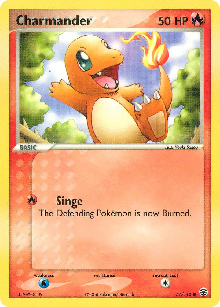 Charmander, FireRed & LeafGreen 57/112