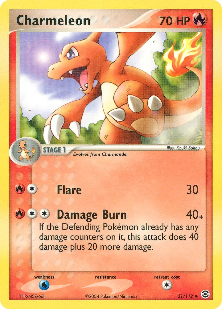 Charmeleon, FireRed & LeafGreen 31/112