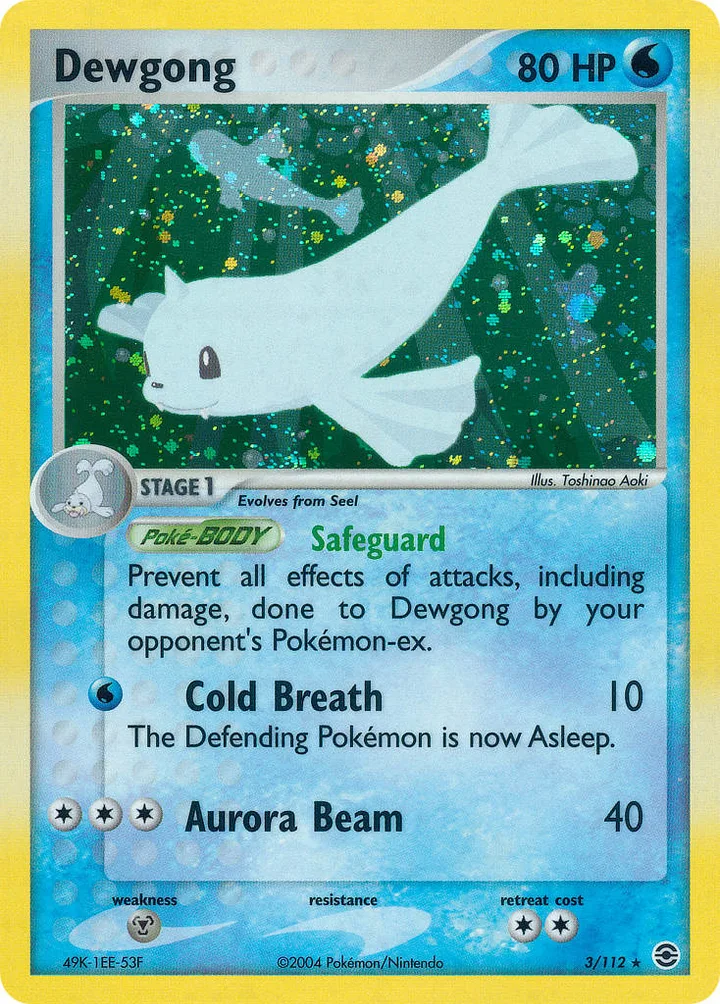 Dewgong, FireRed & LeafGreen 3/112
