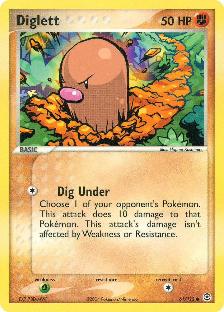 Diglett, FireRed & LeafGreen 61/112