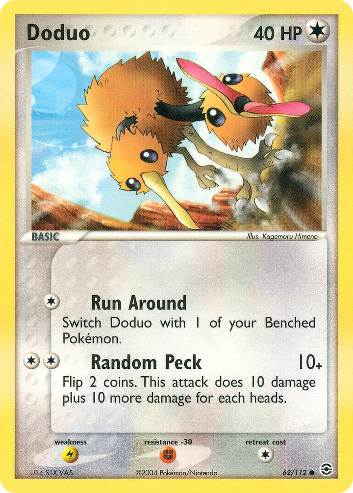 Doduo, FireRed & LeafGreen 62/112