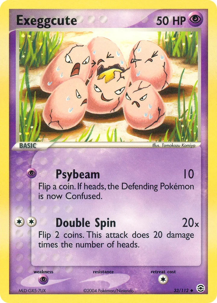 Exeggcute, FireRed & LeafGreen 33/112
