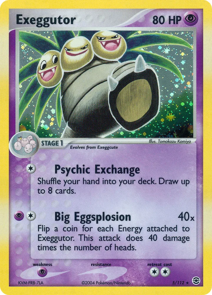 Exeggutor, FireRed & LeafGreen 5/112