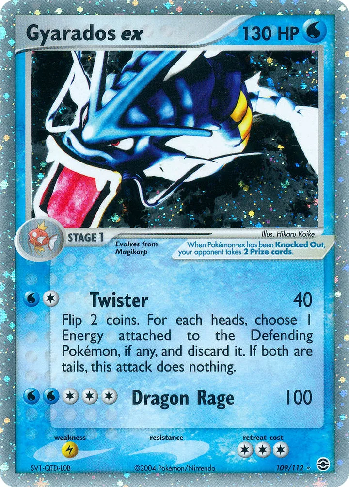 Gyarados ex, FireRed & LeafGreen 109/112