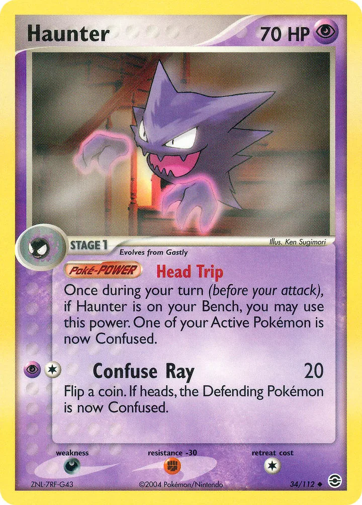 Haunter, FireRed & LeafGreen 34/112